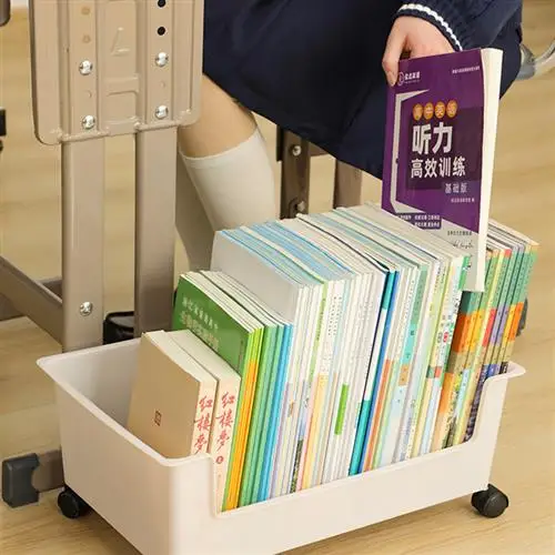 

Under the desk bookshelf, books, backpacks, storage boxes, student classrooms, books, desktop shelves, floor to floor