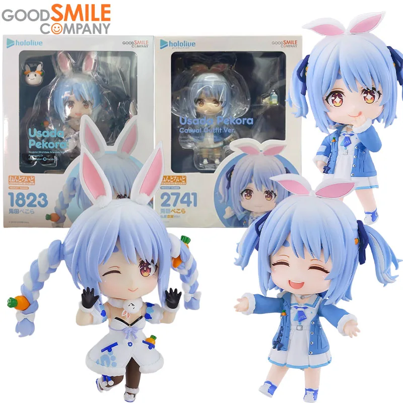 

В наличии Good Smile Company, подлинная Nendoroid Hololive Usada Pekora, персонаж аниме, Рождественский подарок, коллекция экшн-игрушек, модель