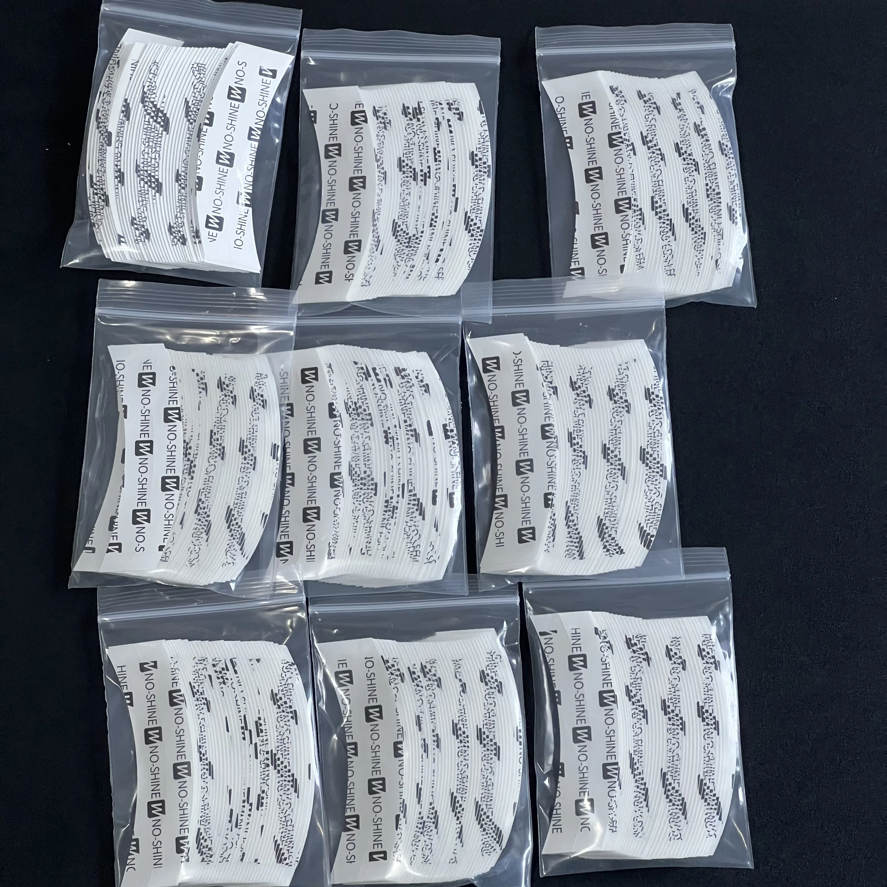 

36 pieces 4 shape 7.6 cm* 2.2 cm White Ultra hold tape lace front tape arc double sided Tape for toupee wig adhesive