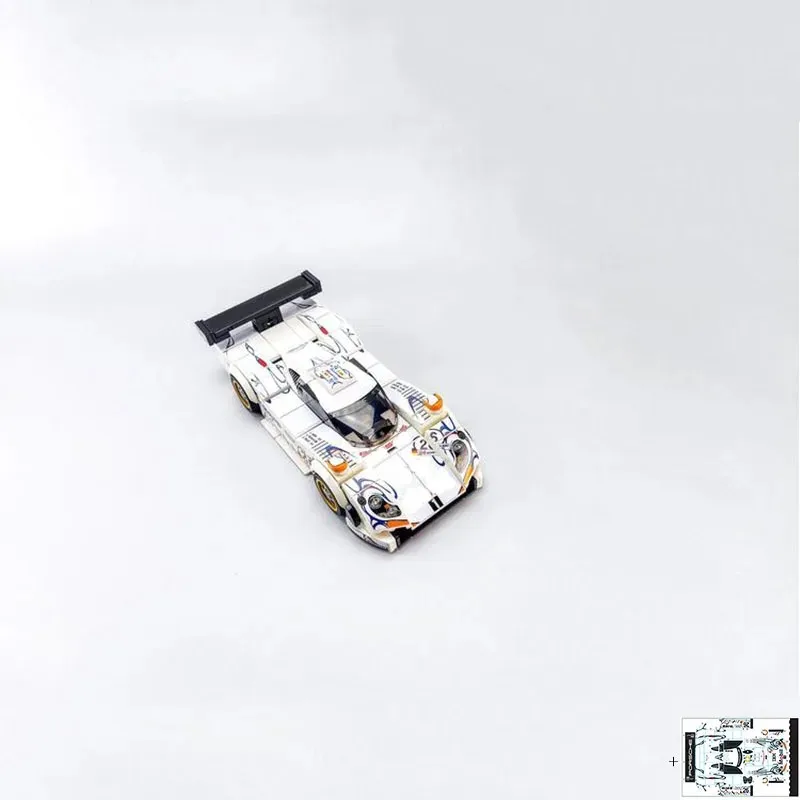 

260PCS MOC Third Generation Racing 98 Model Le Mans 24 Hours Speed Champion Building DIY Assemble Blocks Toy Brick Holiday Gifts