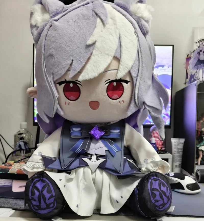 

Anime Game Zenless Zone Zero Vivian Banshee 40CM Plush Fufu Cosplay Cartoon Dress Up Sitting Posture Figures Pillow Gift