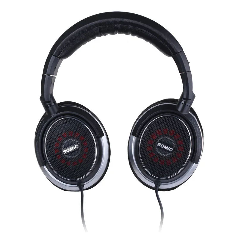 Somic V2 Headphone Monitor And DJing Wired Headphones Noise Reduction Earphonese HiFi High Fidelity Stereo Foldable Headphone