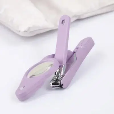 

Stainless Steel Clipper Rust-Proof Durable Fingernail Toenail Cutter With Led Light Magnifier Adjustable Lens Portable For