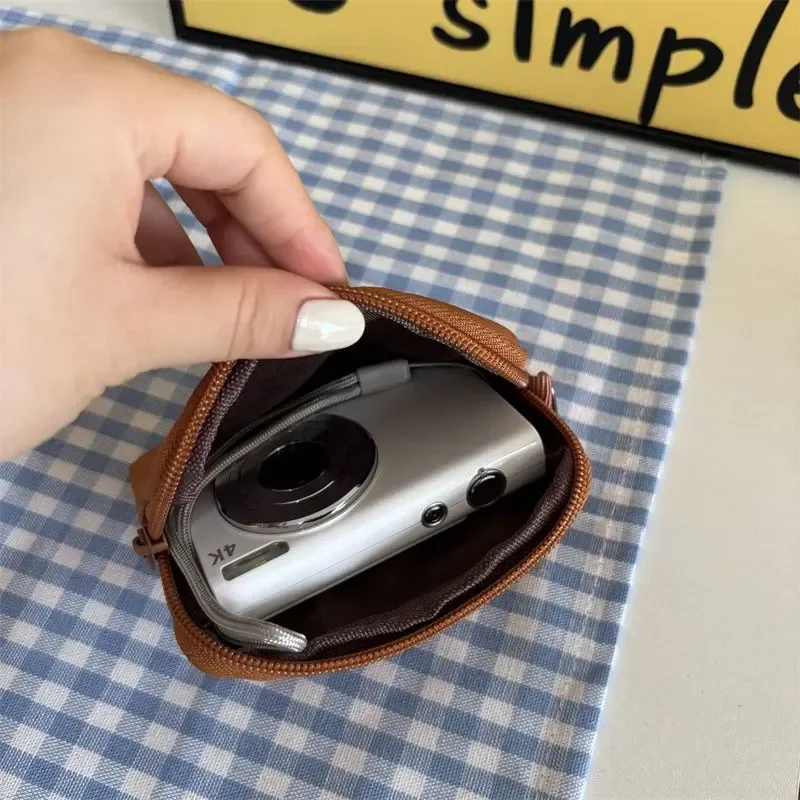 New Rilakkuma Oxford Cloth Storage Bag Cute Japanese Cartoon Character Lipstick Red Wallet Coin Card Holder Headphone Bag Gift