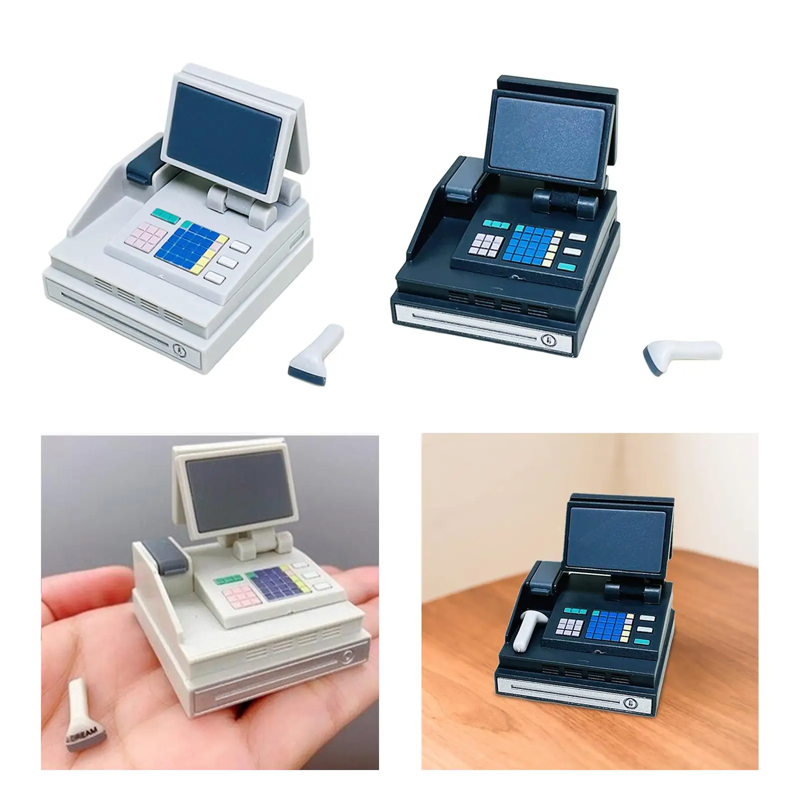 Puppenhaus-Registrierkasse im Maßstab 1:6 für Jungen, Mädchen, Kinder