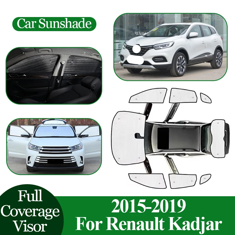 

Full Window Sunshade For Renault Kadjar 2015~2018 2019 Anti-UV Car Coverage Sunshade Cover Protection Board Auto Accessories