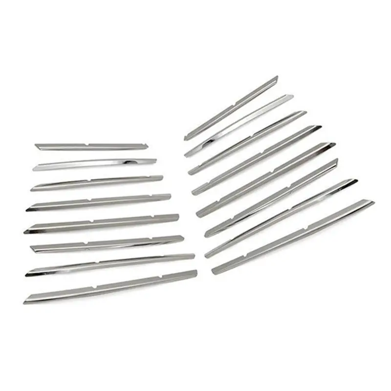 55v-silver-26pcs-front-bottom-grille-grill-cover-fog-light-mouldings-grille-trimautomotive-parts-accessories
