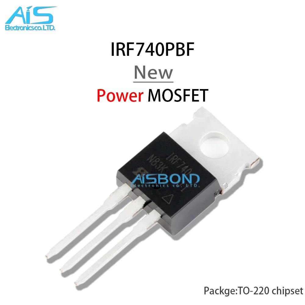 10 Stks/partij Nieuwe Irf740pbf Irf740 Tot-220 Hexfet Power Mosfet