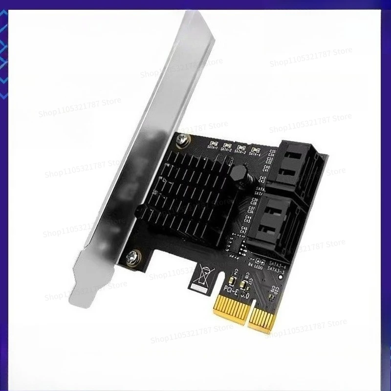 For 4 Port Hard Disk Expansion Card PCIE To SATA Adapter Card 6 8 10 Array Card