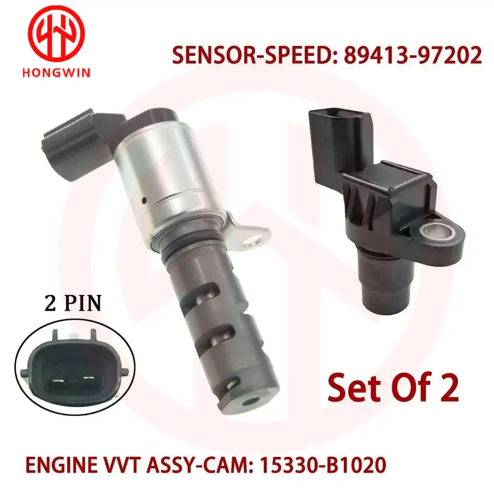 VVT Variable Valve Timing Solenoid 15330-B1020 & Transmission Speed Sensor 89413-97202 For Toyota Daihatsu Rush Terios Avanza