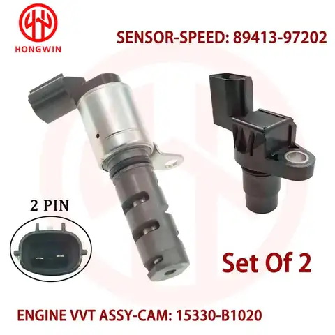 VVT Variable Valve Timing Solenoid 15330-B1020 & Transmission Speed Sensor 89413-97202 For Toyota Daihatsu Rush Terios Avanza