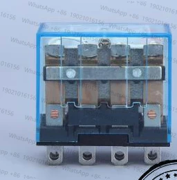 

2PCS A-level LY4NJ silver dot 14 pin small intermediate relay with light AC110V 220V DC24V