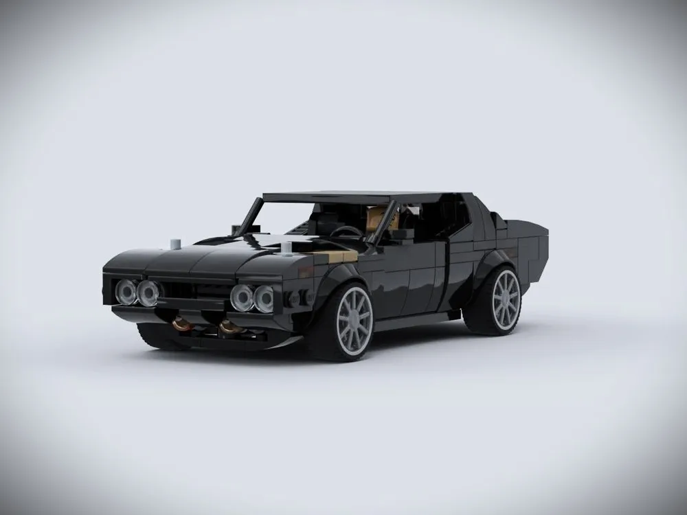

MOC-343 parts building block car model, city car speed, black classic toy car is a Christmas gift collection for boys