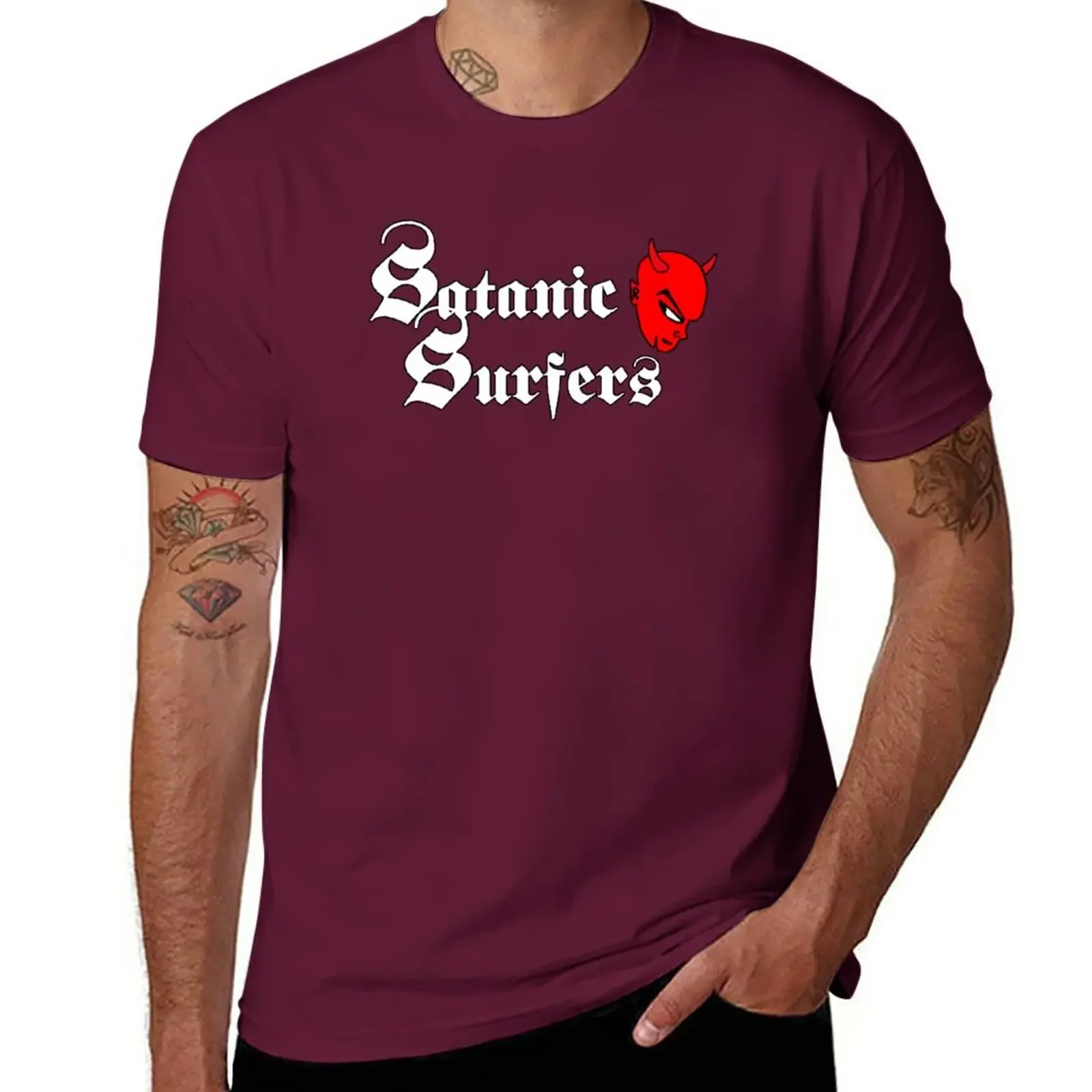 Plus size tops oversized t shirt Aesthetic clothing mens tall t shirtsNew 03 logo surfers genre punk rock T-Shirt funny