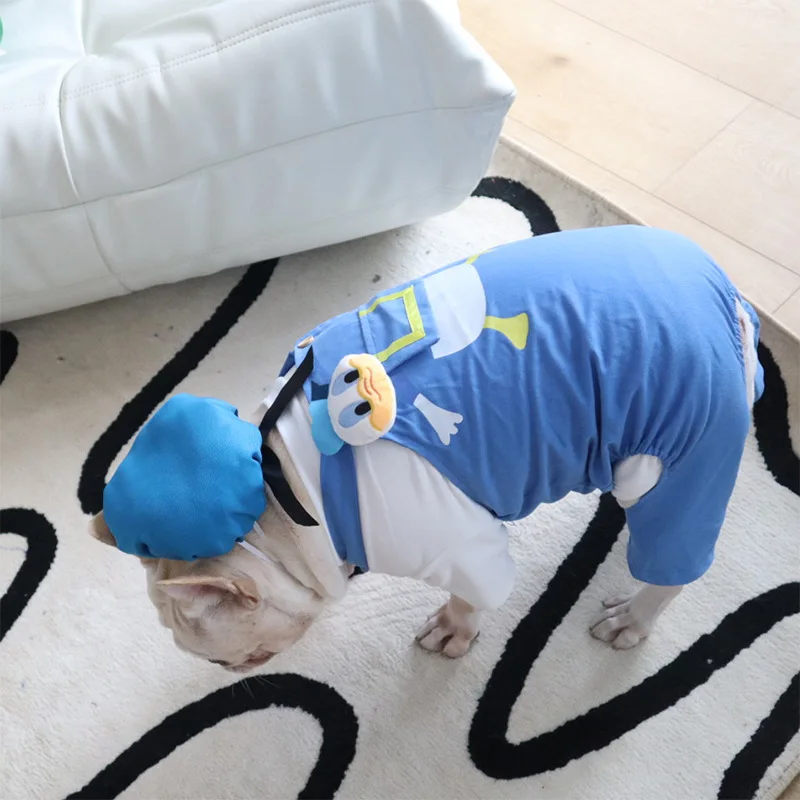 Hund Kleidung cosplay kostüme Vier Beinen Hosen Französisch bulldog Chenery West Highland Overall Herbst Winter Warme Haustier Kleidung