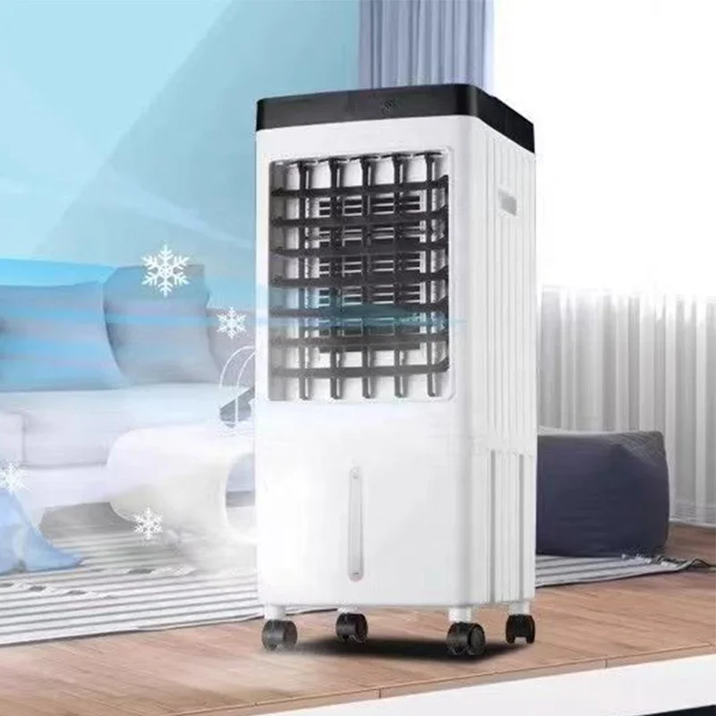 l # Cold Fan Air Conditioning Fan Household Refrigeration Small Mobile Water-Cooled Air Conditioning Remote 110V 220V