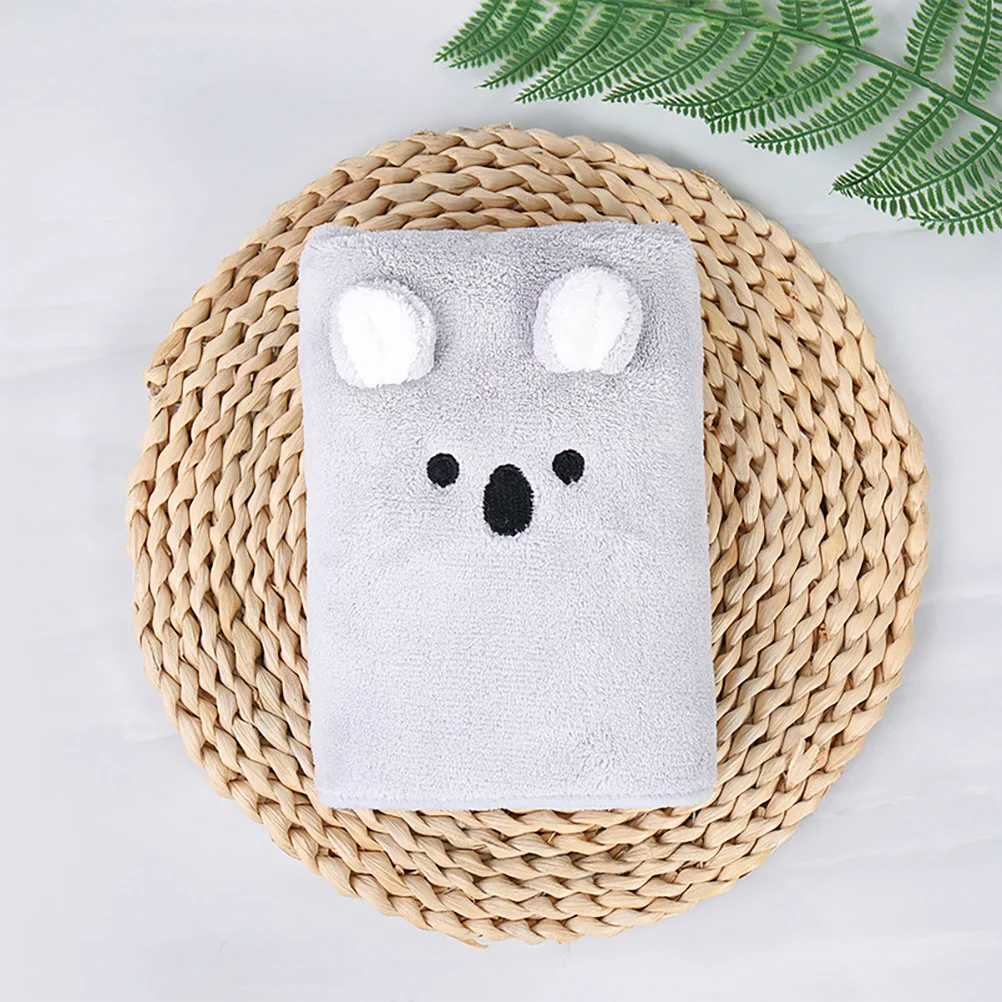 

2Pcs Quick Dry Towel Shower Hat Women Washrag Pink Grey Cartoon Bear Bunny Hair Wrap Quick Dry Towel Shower Hat