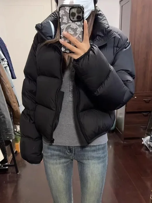 Damska kurtka vintage z bawełny, casualowa, modna, w stylu koreańskim, idealna na wiosnę i jesień, elegancka, do pracy.