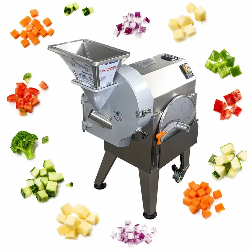 

High Quality Automatic Commercial Multi-functional Bulb Vegetable CutterSlicing Shredding and Dicing Cutting Machine