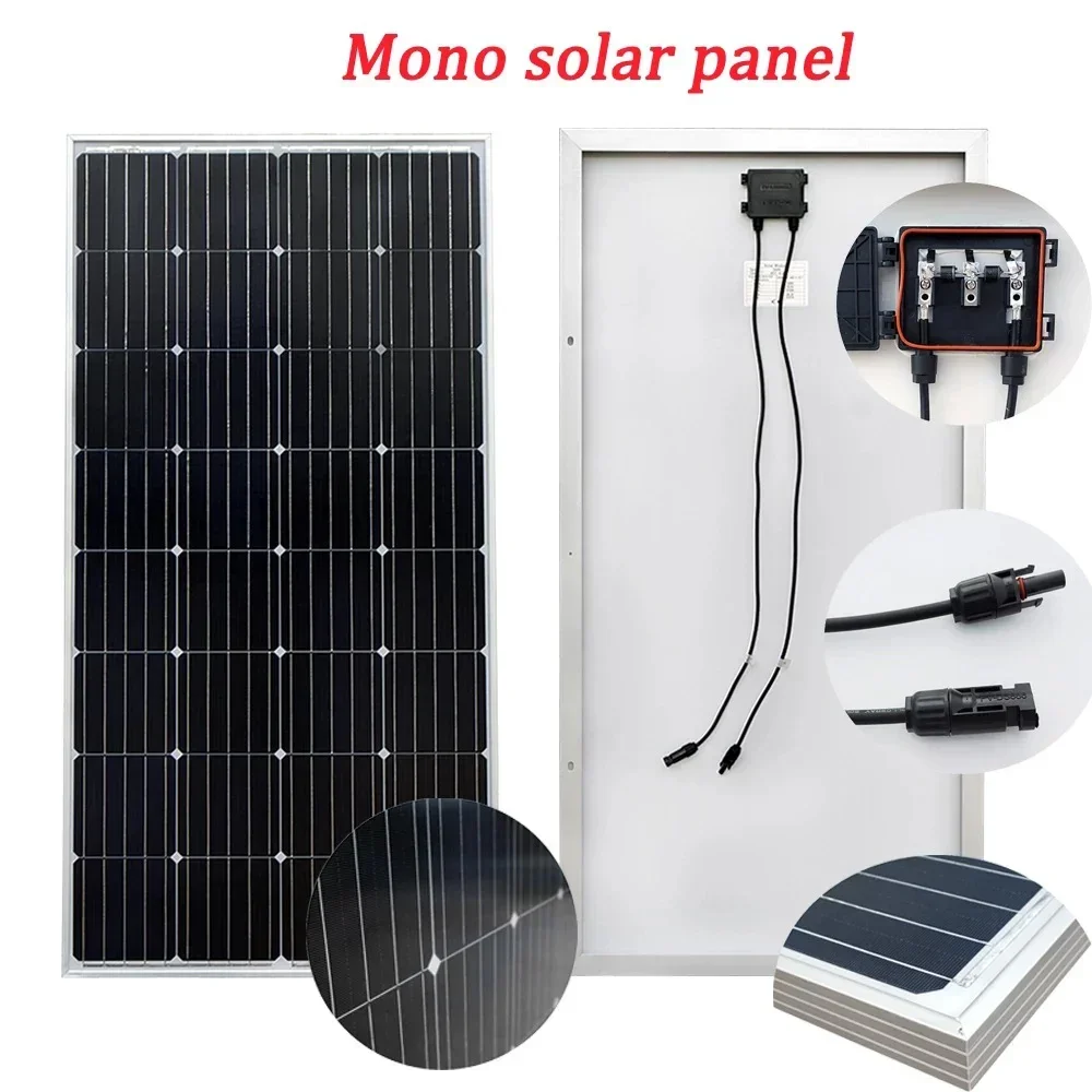 3000W Ultra High Power Solar Panel 12V-24V Efficient Charging for Outdoor Household/Camping Solar Power Generation System