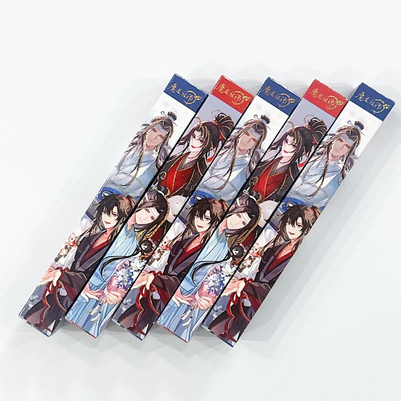 قلم جل Grandmaster Of Demonic Cultivation - قلم كتابة أسود Wei Wuxian & Lan Wangji للكتابة والتجميع