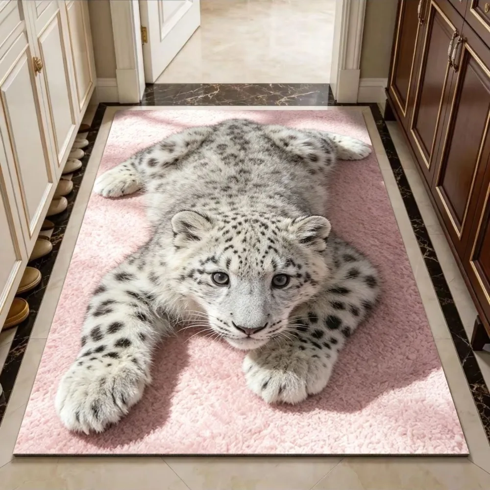Diatomaceous Earth Lifelike Visuals Floor Mat Non-slip Water-absorbing Bathroom Carpet Washable 40×60CM 50×80CM 60×90CM