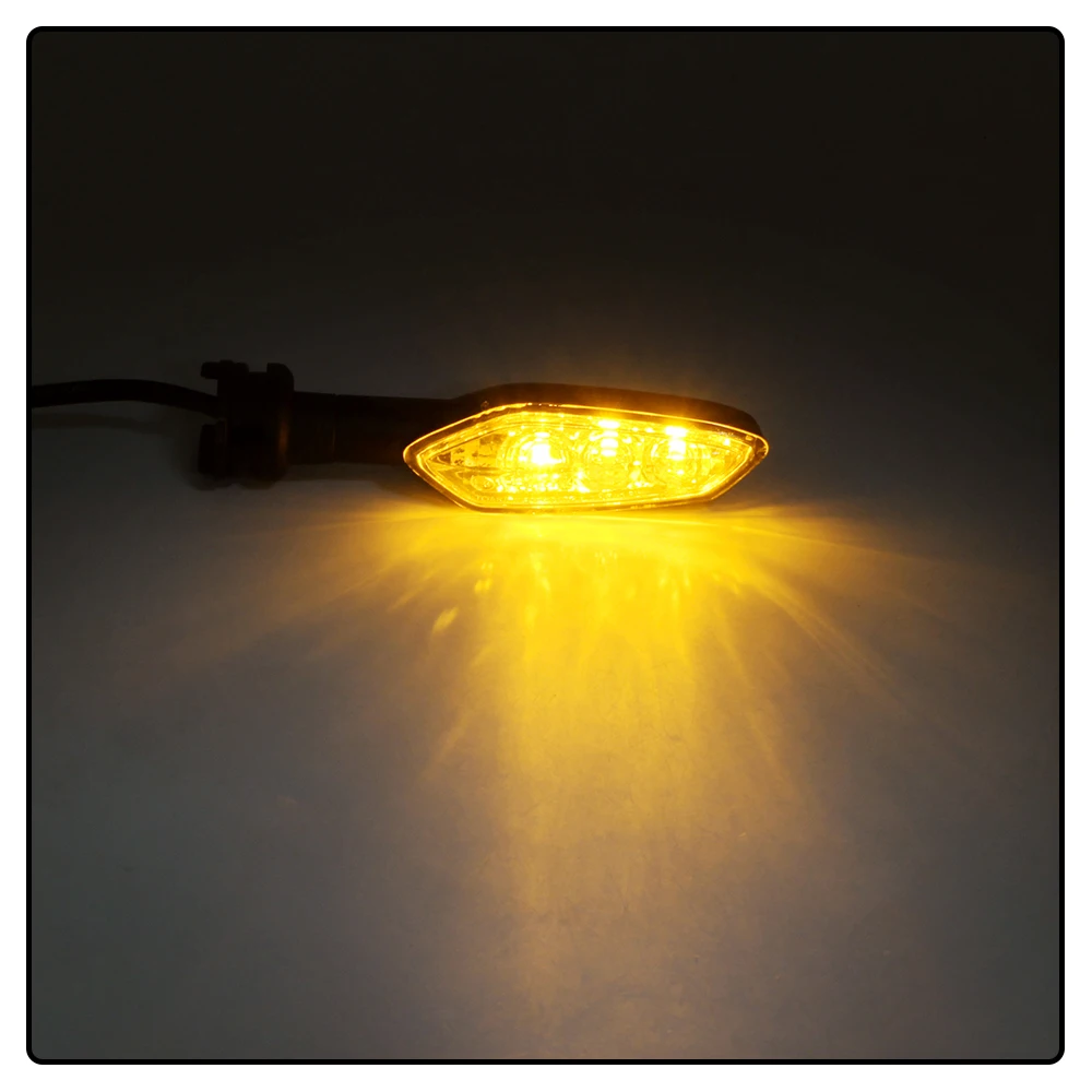 لياماها YZF-R125 R15 R25 R3 R6/S R1 R7 XSR-125 155 700 900 Tenere 700 XTZ250 1 زوج دراجة نارية LED بدوره إشارات