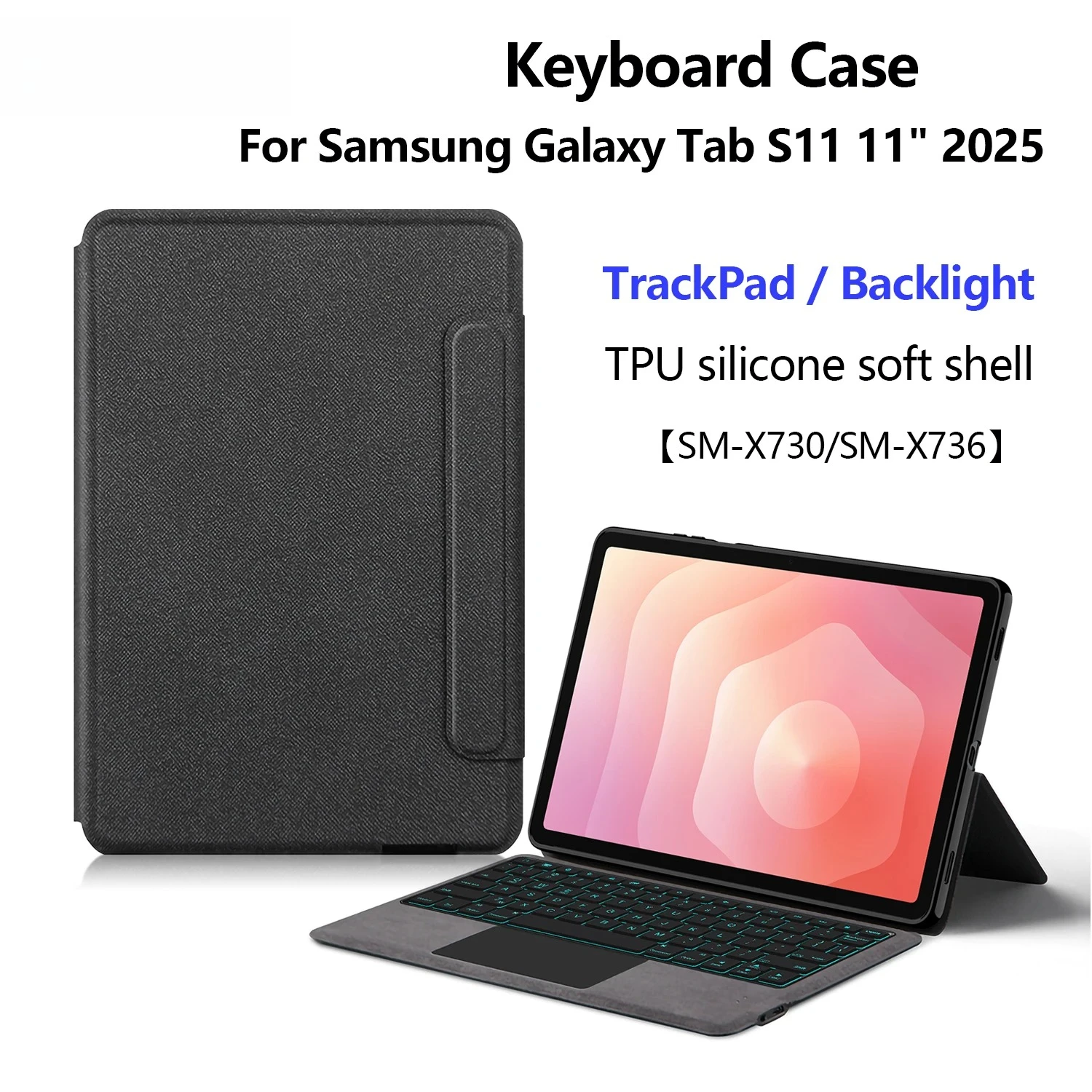 Trackpad Keyboard For Samsung Galaxy Tab S11 11