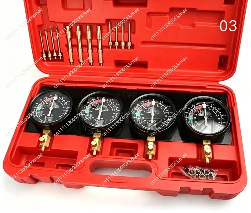 4 Gauge/Set Fuel Vacuum Carburetor Motorcycle Synchronizer Carb Tools Balancer Meter