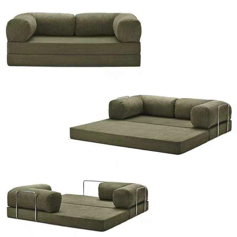 Compressed sofa bed foreign trade full dismantling and washing Maillard sofa small apartment