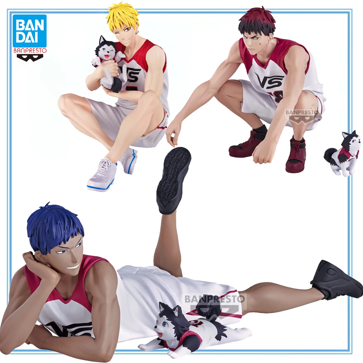 100% الأصلي في المخزون بانداي الأرواح Gekijouban Kuroko No Basket Last Game Kise Ryouta Aomine Daiki Kagami Taiga أنيمي الشكل