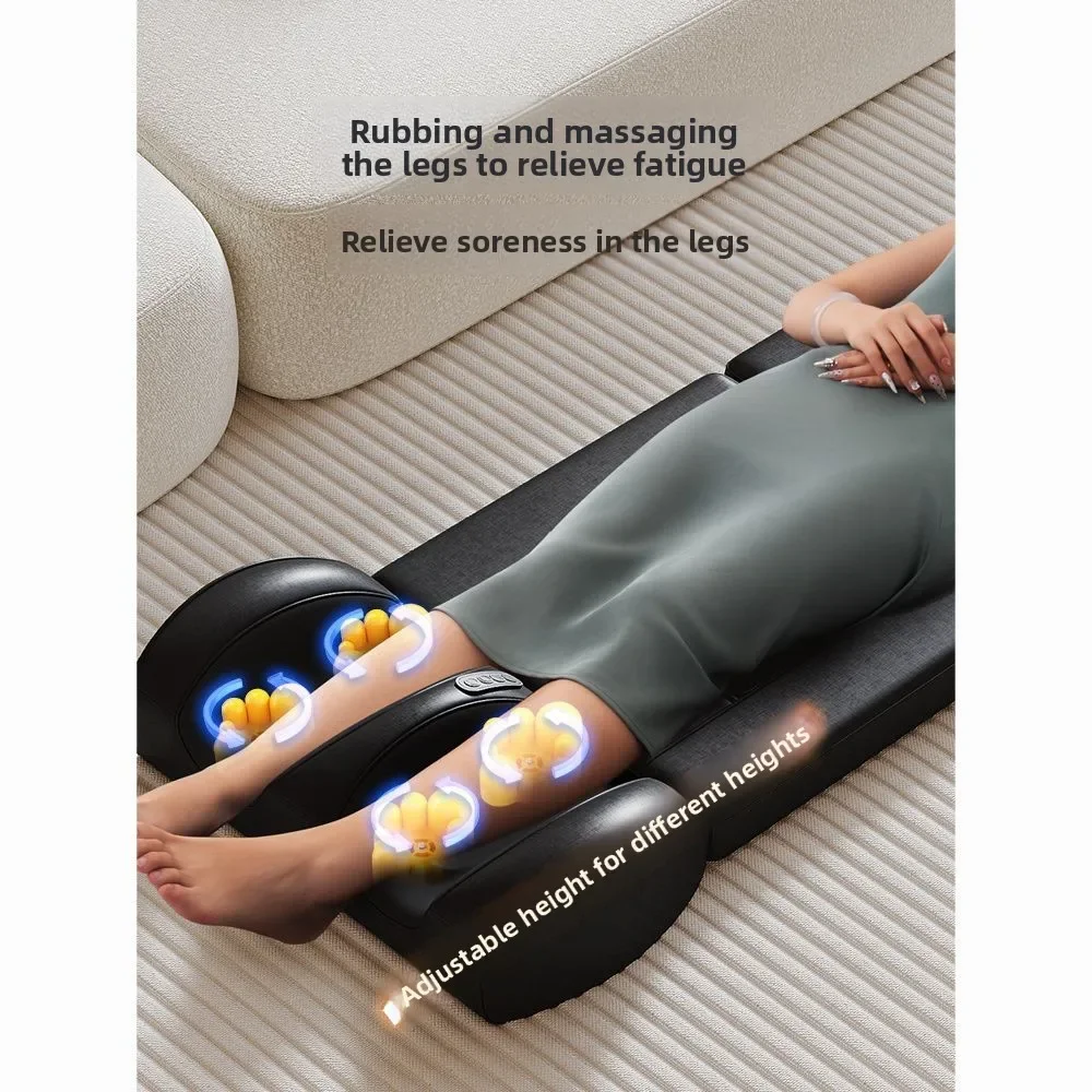 Home massage mattress, fully automatic kneading body reclining cushion, electric massager for lower back and cervical spine.
