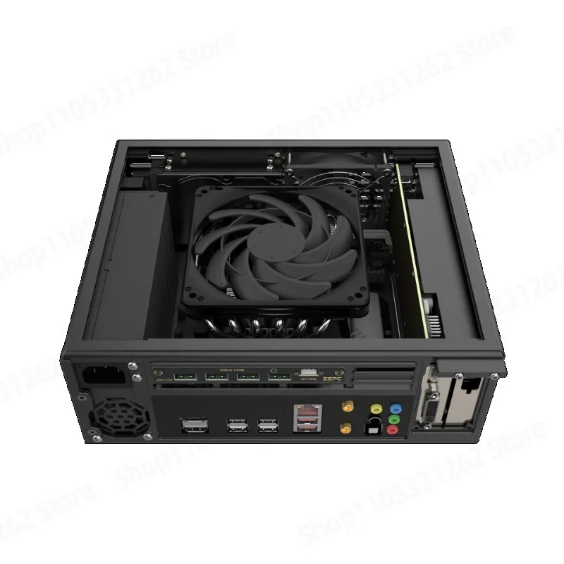 ZS-D2 All Aluminum ITX Case V4 4.9L SFF Chassis Support Low Profile GPU