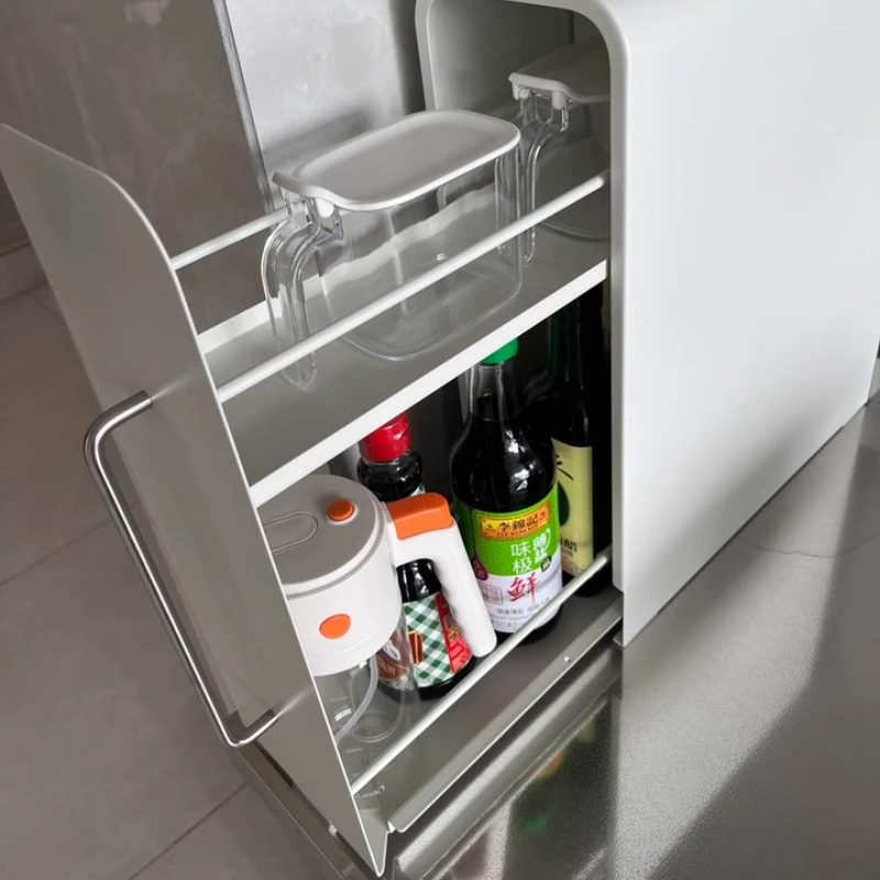 رف تخزين دوار عالي التحمل لمنظم توابل المطبخ متعدد الوظائف لوحدة توزيع الوجبات الخفيفة في خزانة الزاوية #4