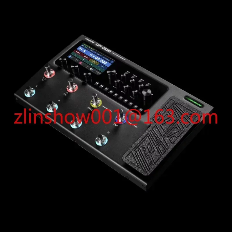 GP200 Guitar Bass Amp Black Modeling IR Simulation Multi-Effects with Power Adapter Pedal Guitar Effects