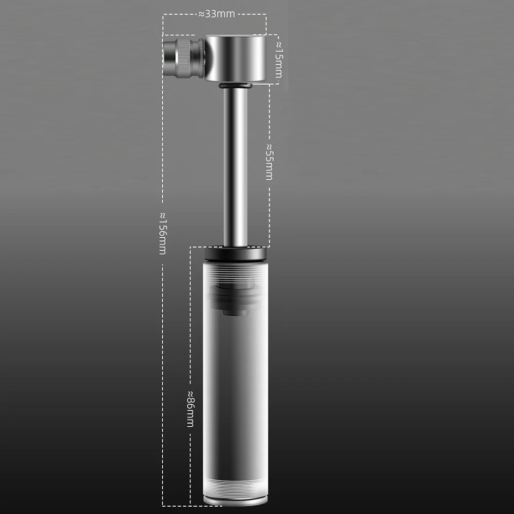 

Портативный прозрачный насос для шоссейного велосипеда, мини-насос высокого давления, легкий металлический корпус из АБС-пластика с игольчатыми штифтами для баскетбольного теннисного мяча