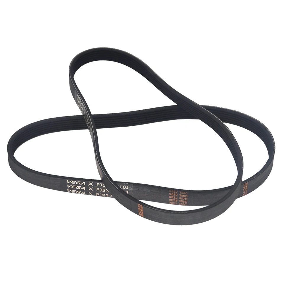 Courroie Trapézoïdale 7 PJ 432 Mm Poly-V Nervurée - Transmission Industrielle Puissante Et Durable