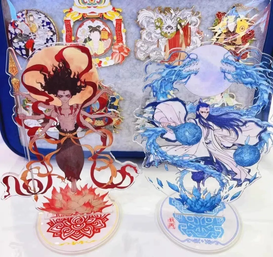 Nezha: Birth of the Demon Child Acrylic Stand - Cute Anime Figure Display, Collectible Decor for Desk, Home, Office