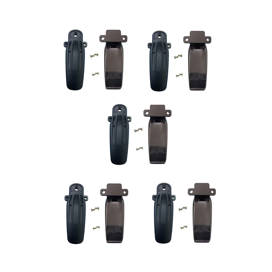 

10Pcs KBH-11 Belt Clip For Kenwood NX410 NX5200 NX5300 NX5400 TK2180 TK3180 TK5210 TK5220 NX200G NX210G NX300G Portable Radio