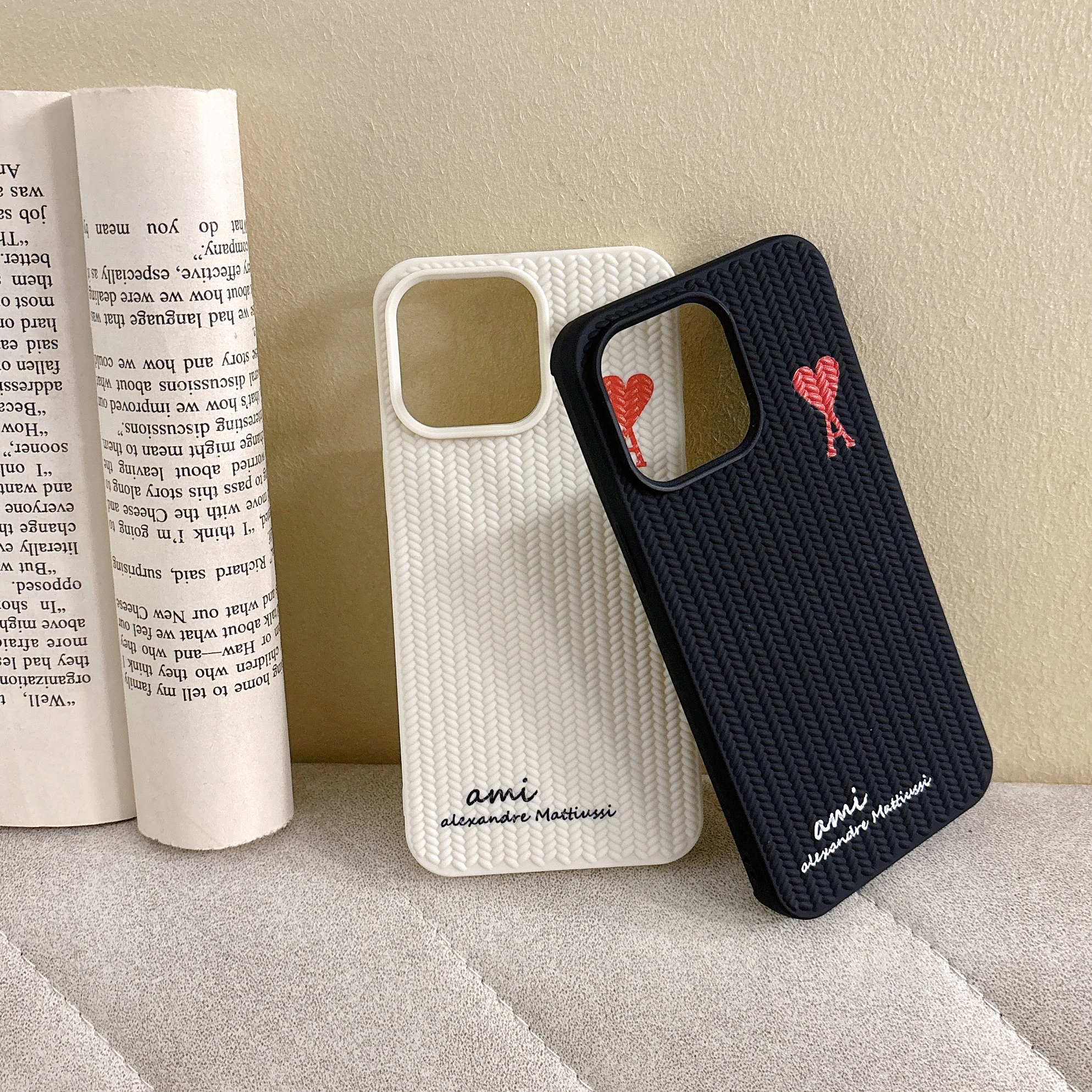 Cute heart-shaped soft phone case, suitable for iPhone 12 13 14 15 Pro Max shock absorption and anti drop