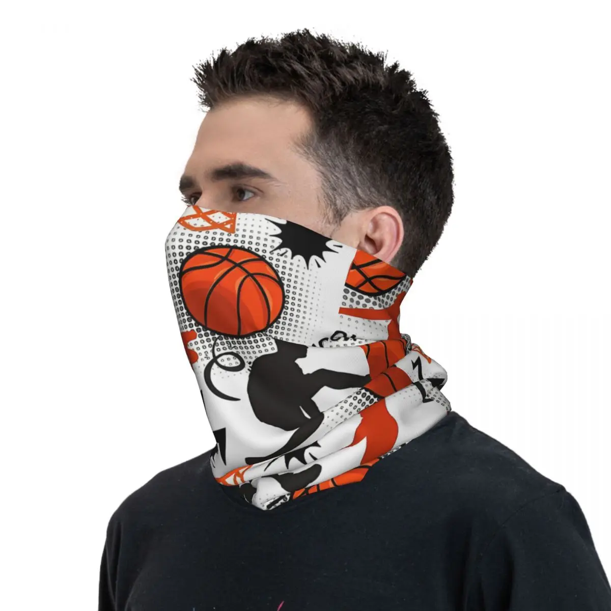 Basketball Schal Halstuch Hals Gesichts maske Polyester