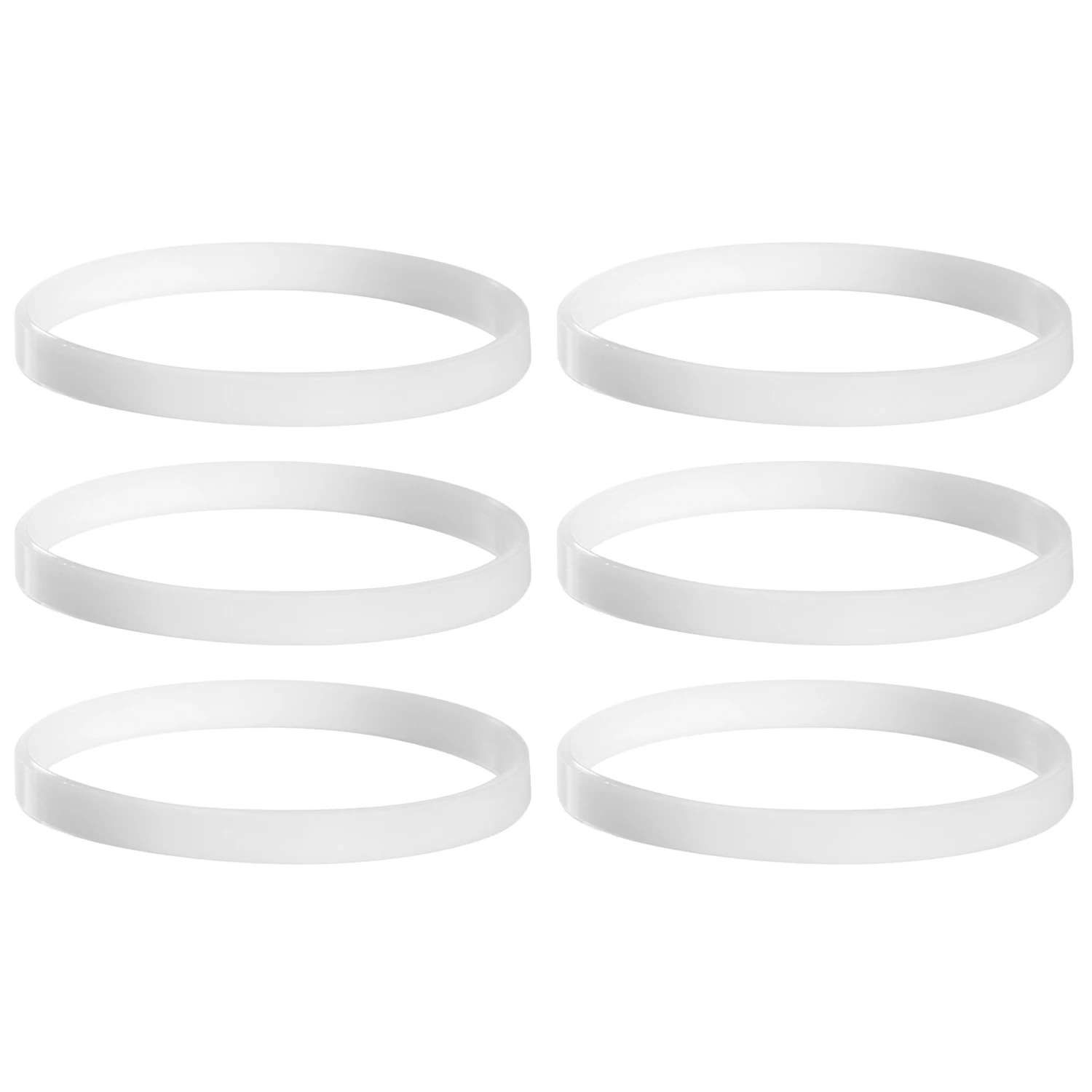 Behogar 6PCS Silicone Replacement Parts Waterproof Seal Rings Gaskets Part Accessories for Nutri Ninja Blender 900W 1000W Juicer