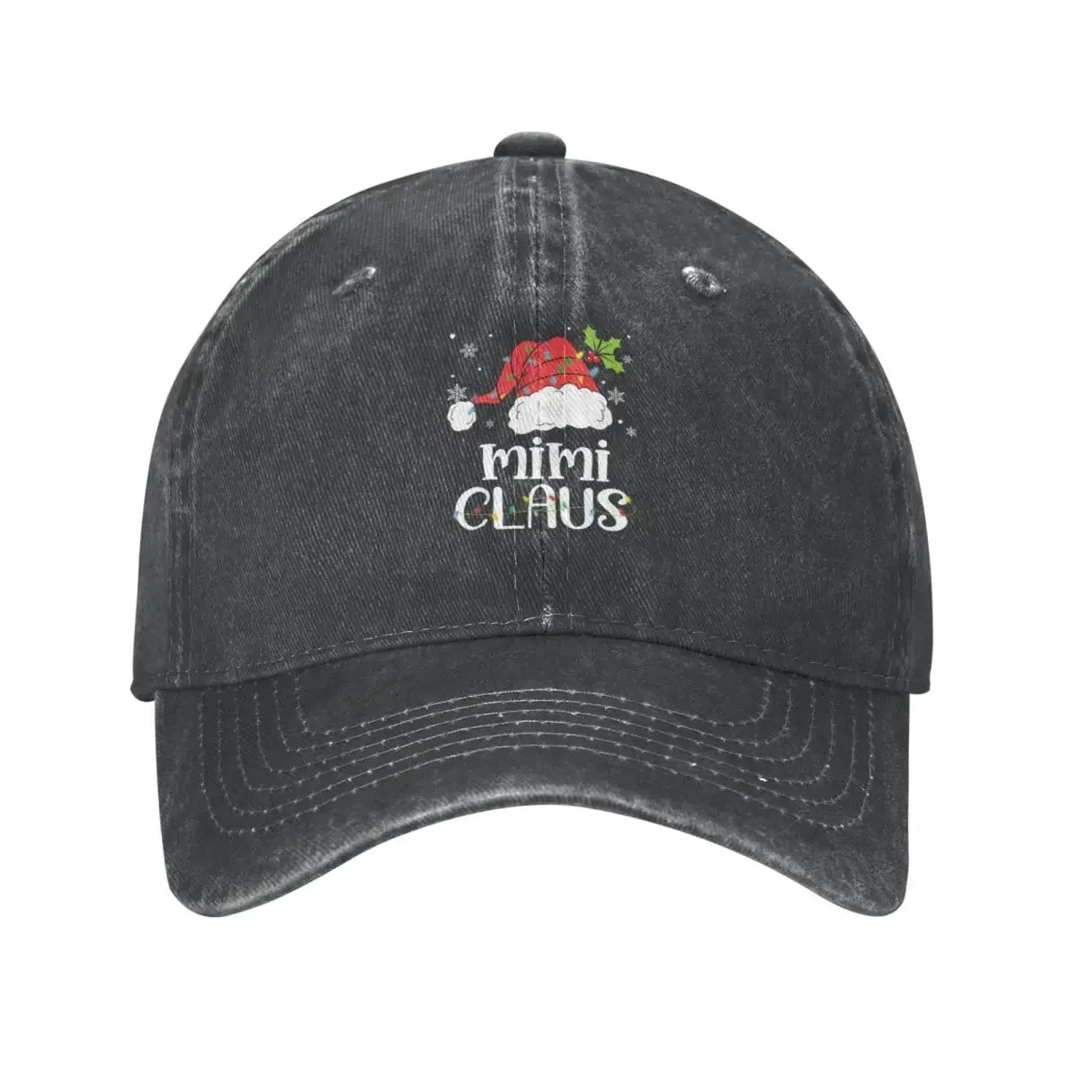 Mimi Claus Matching Christmas Family Cowboy Hat Christmas Hat Women'S Hat 2023 Men'S