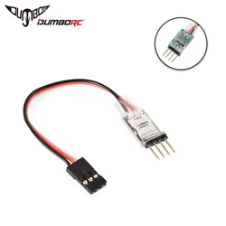 DUMBORC 3CH LED Lamp Light Controller Module Switch Panel System Turn on/off JR Plug for RC Mini Car Vehicle Plane Parts