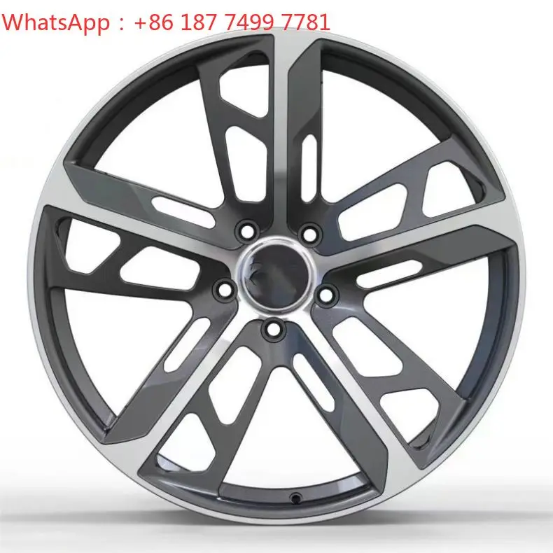 17 18 20 22 24 Inch Exclusive Custom Black White Forged Alloy Passenger Car Wheels