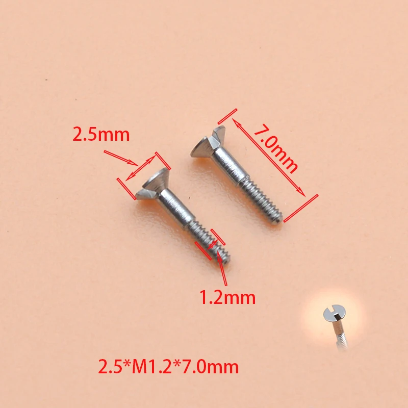 Watch Bezel Screws For Big bang Classic Series Stainless Steel Screw H-Shaped U-Shaped Screws Watch Repair Parts Aftermark