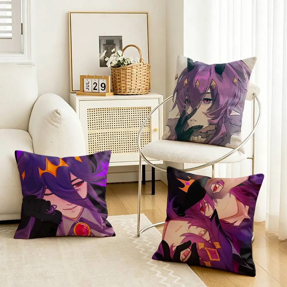 Demon W-Wemmbu Custom Double Sided Print Square Pillow Cushion Cover