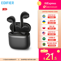 Edifier W200T True Wireless Bluetooth 5.4 Earphones Semi-in-Ear Headphones TWS Bluetooth Earbuds with 32H Battery Life