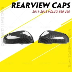 for 2011-2018 VOLVO S60 Cross Country Inscription V60 Cross Country Carbon Side Mirror Cover Rearview Caps 31402628 31402636