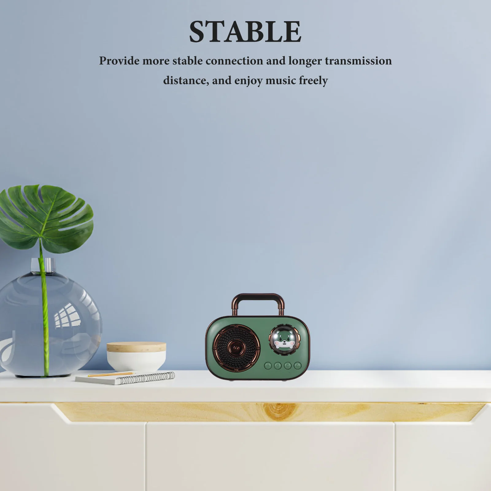 

Mini Wireless Speaker ° Surround Stereo Speaker For Home Office Outdoor Party